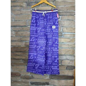 NBA Women's Los Angeles Lakers Wide Leg Sweatpants Size L